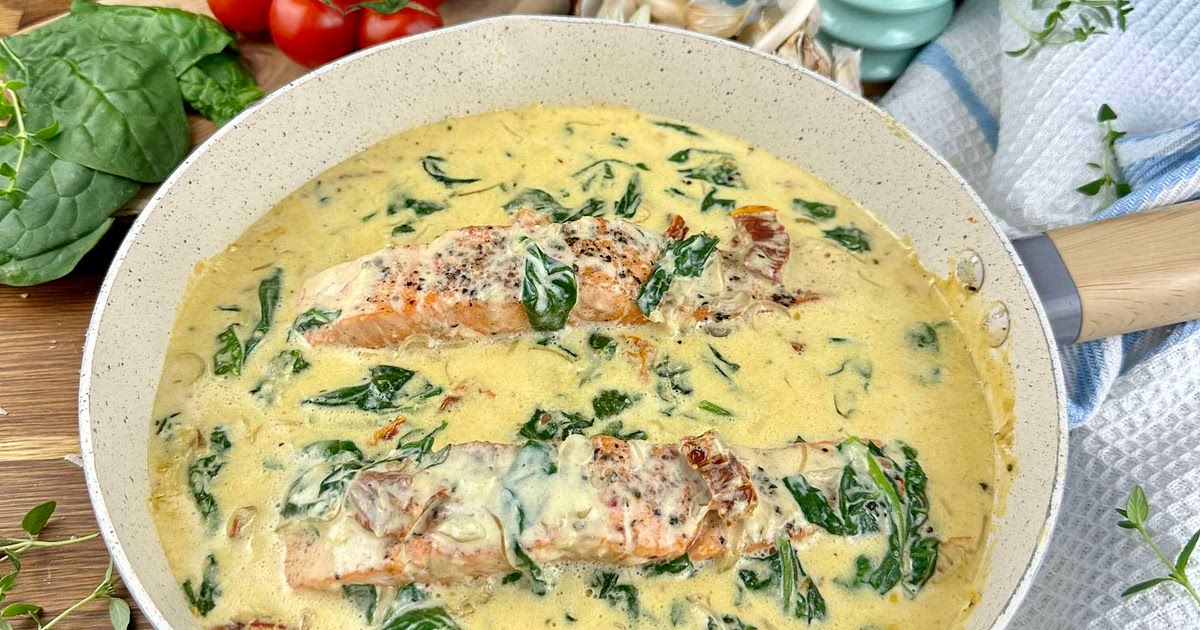 Creamy One-Pan Salmon Recipe | Samsung Food App