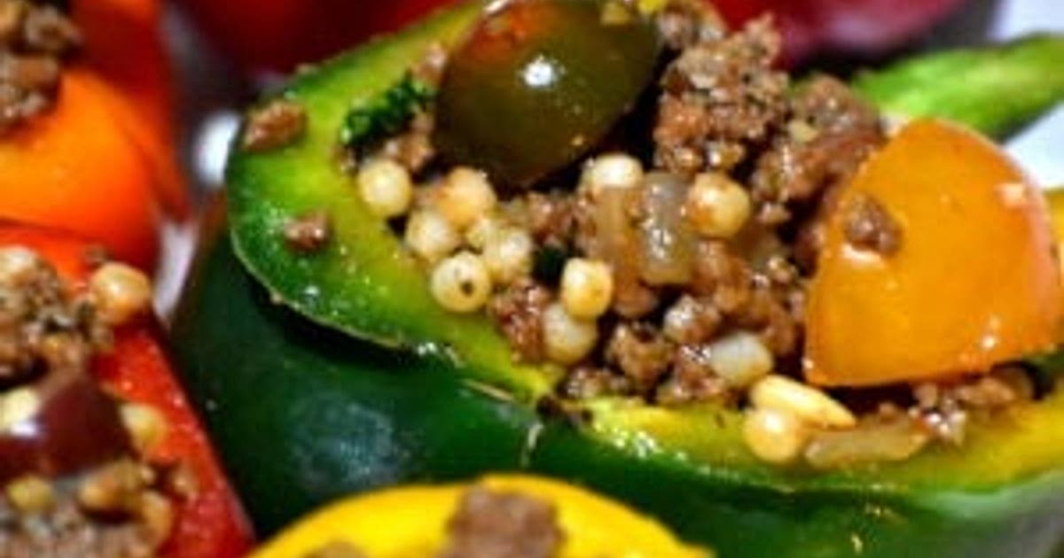 Mediterranean Stuffed Peppers Recipe | Samsung Food App