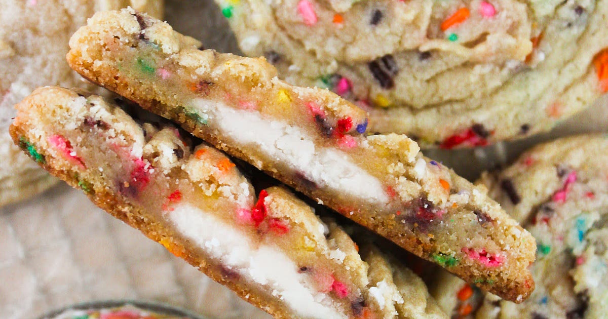 Funfetti Frosting Stuffed Cookies Recipe | Samsung Food App