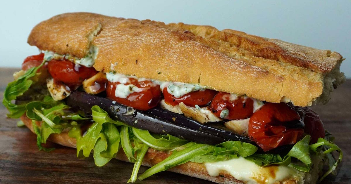 Hähnchen Auberginen Sandwich Recipe | Samsung Food App