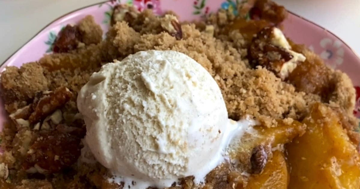 Peach Crumble Recipe | Samsung Food App