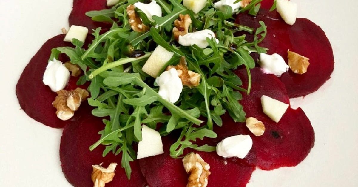 Beetroot Carpaccio with Greek Yogurt Recipe | Samsung Food App