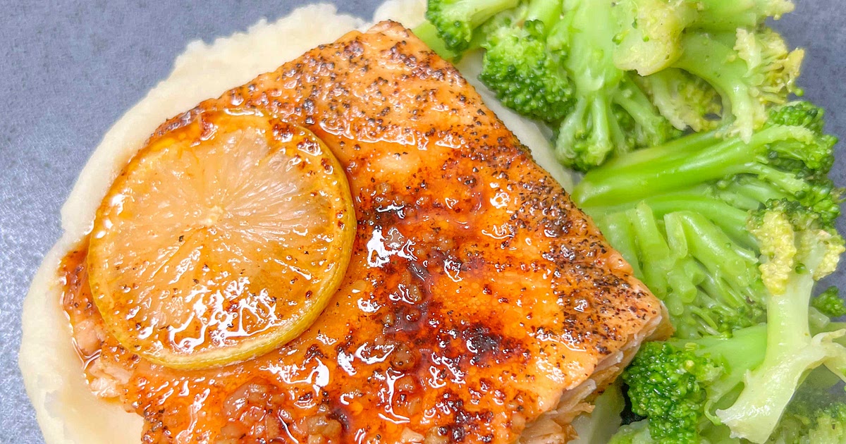 Lemon and Sweet Glazed Salmon Recipe | Samsung Food App