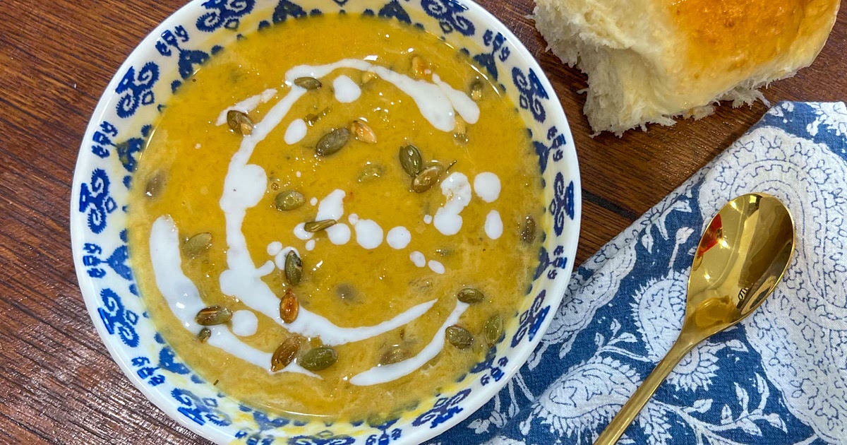 Maple Sage Butternut Squash Soup Recipe | Samsung Food App