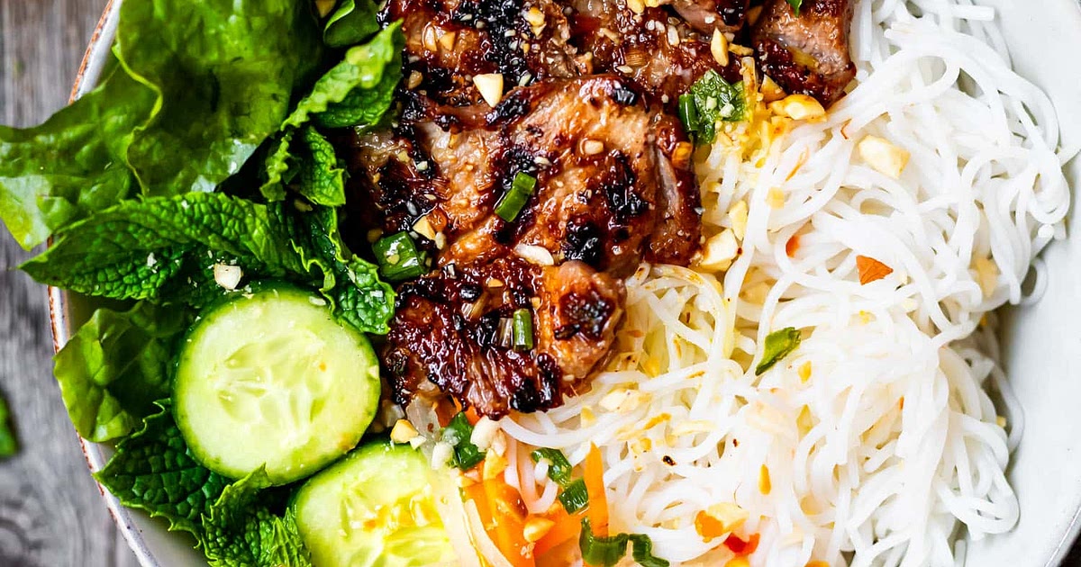 Bun Thit Nuong (Vietnamese Grilled Pork Vermicelli Bowls) Recipe | Samsung Food App
