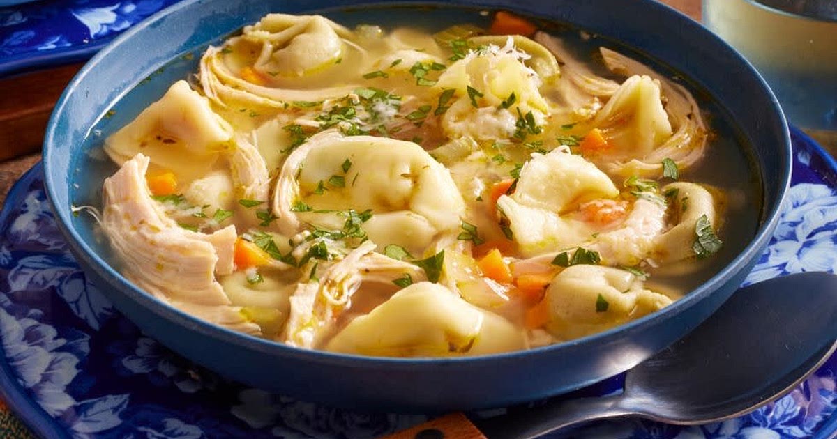 Chicken Tortellini Soup Recipe | Samsung Food App
