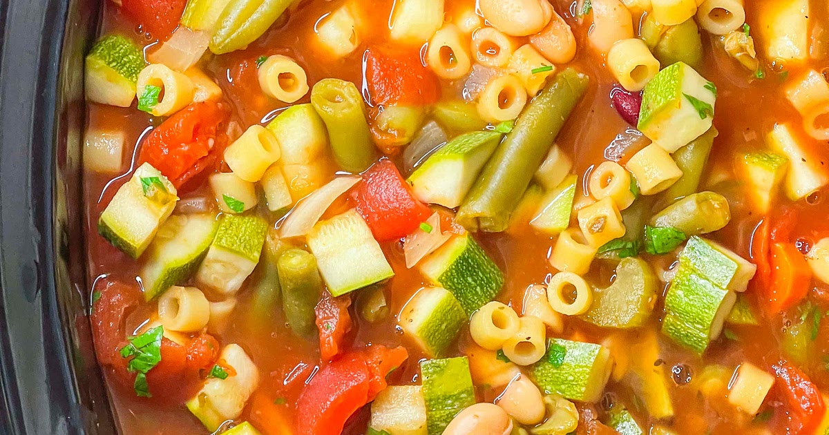 Crock Pot Minestrone Soup Recipe | Samsung Food App