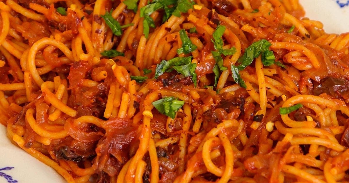 CARMELIZED ONION & SUN-DRIED TOMATO PASTA Recipe | Samsung Food App