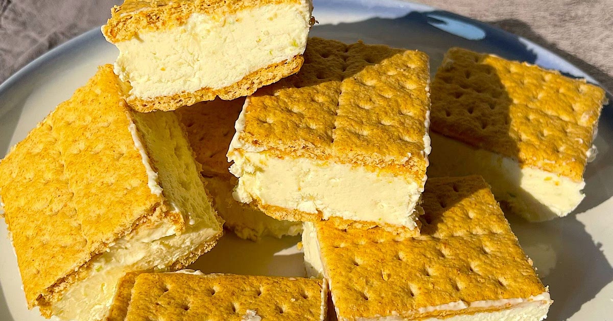 No-Churn Key Lime Pie Ice Cream Sandwiches Recipe | Samsung Food App