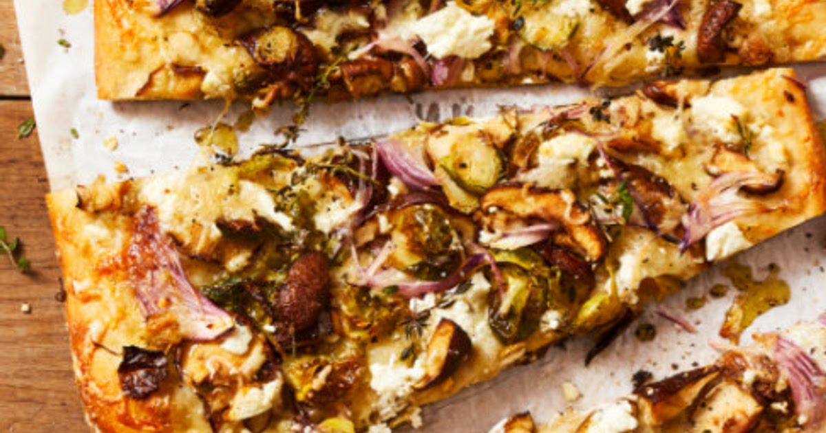 Mushroom & Brussels Sprout Pizza Recipe | Samsung Food App