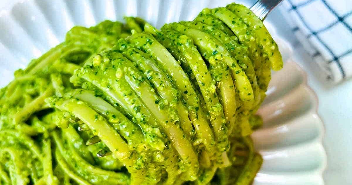 Spinach Pesto Pasta Recipe | Samsung Food App