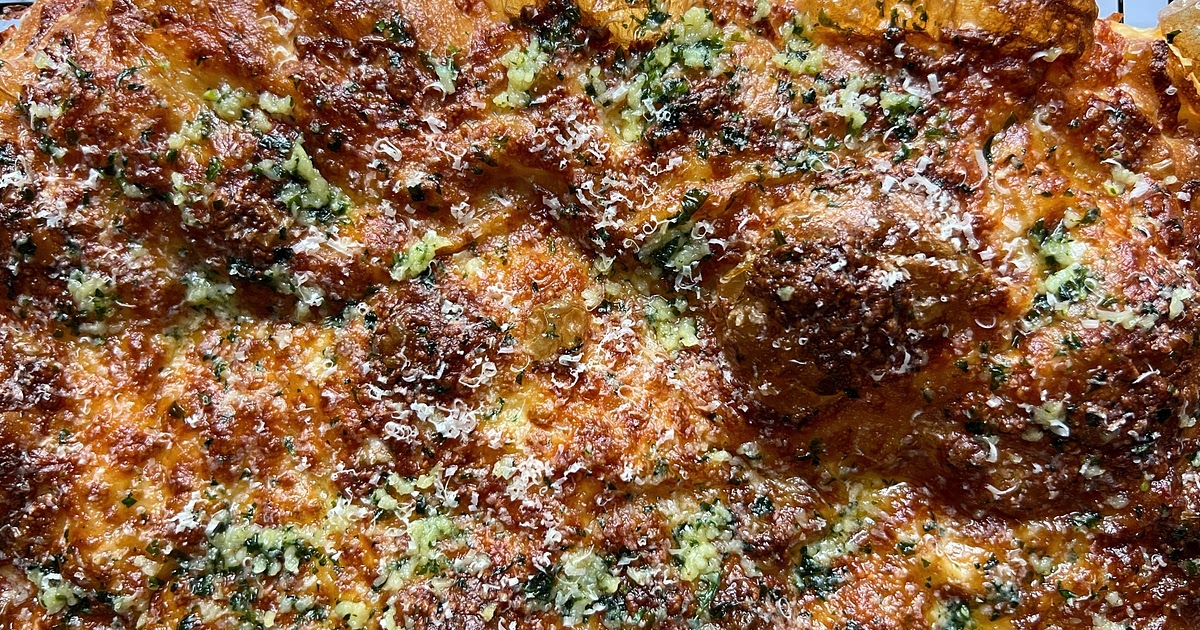 Garlic Butter + Cheese Stuffed Focaccia Recipe | Samsung Food App