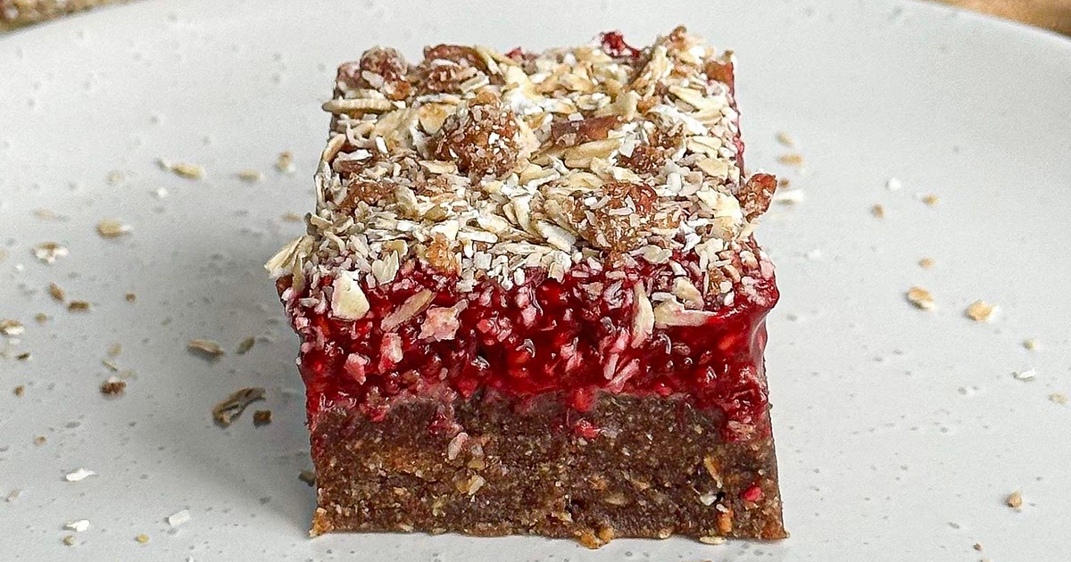 No-Bake Raspberry Crumble Bars Recipe | Samsung Food App