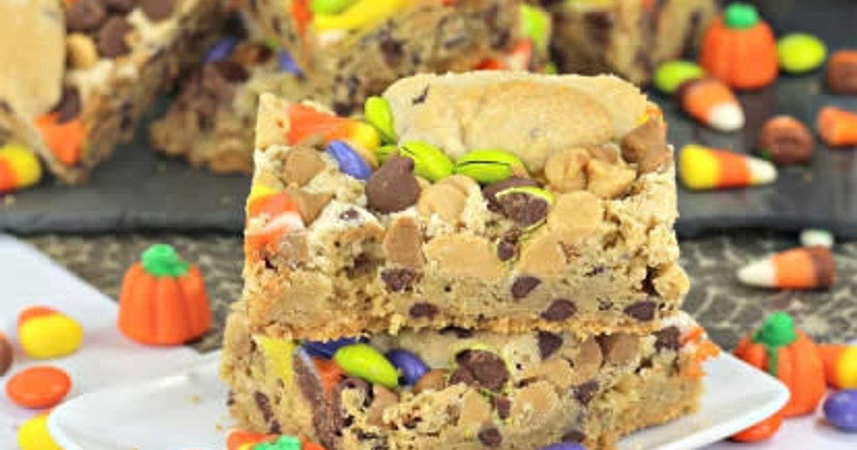Leftover Halloween Candy Cookie Bars Recipe | Samsung Food App
