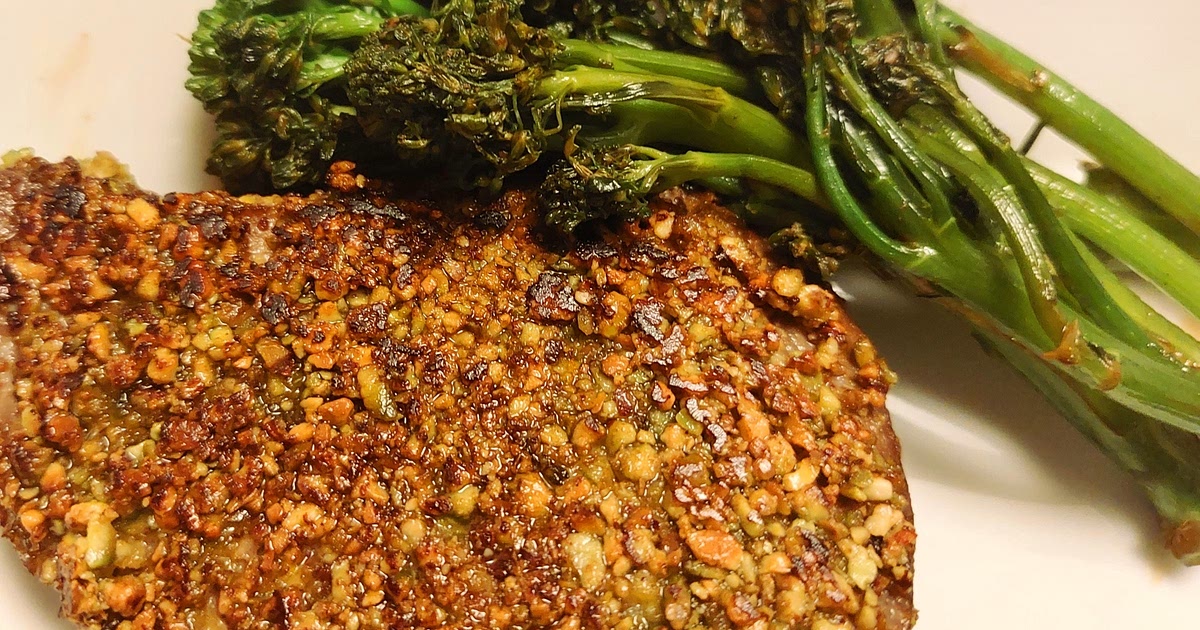 Pistachio breaded Tuna steak with baby broccoli Recipe | Samsung Food App