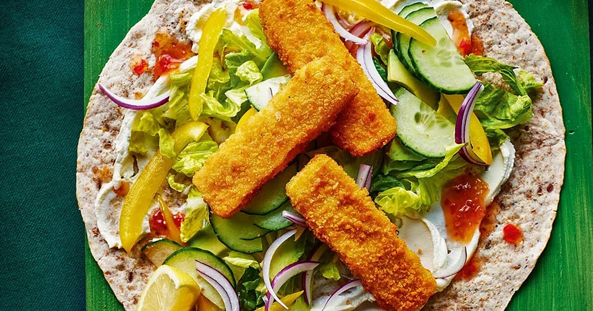 Sweet Chilli Fish Finger Wraps Recipe | Samsung Food App