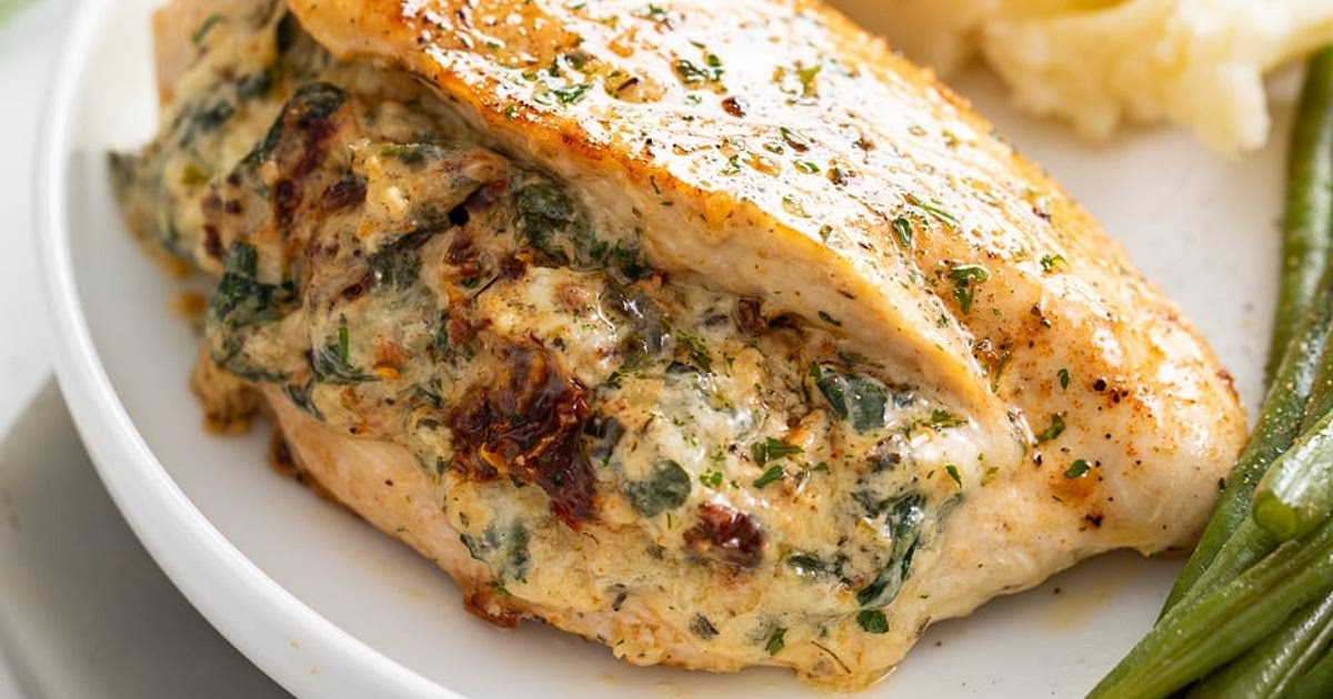 Stuffed Chicken Breast Recipe | Samsung Food App
