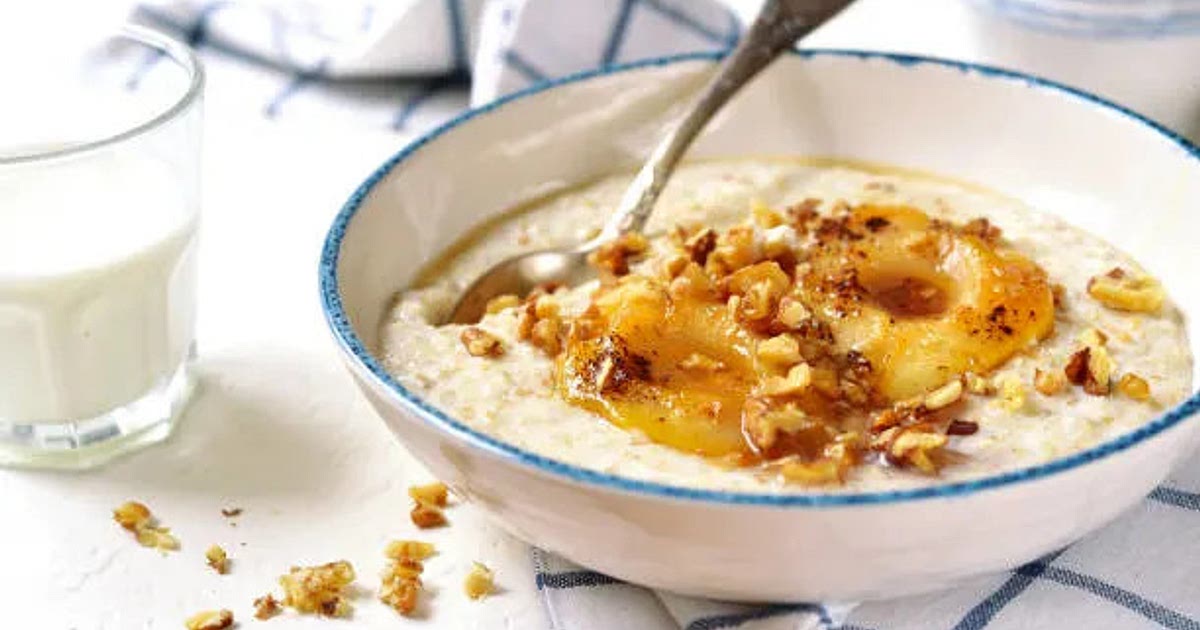 Pear Cardamom Oatmeal Recipe | Samsung Food App