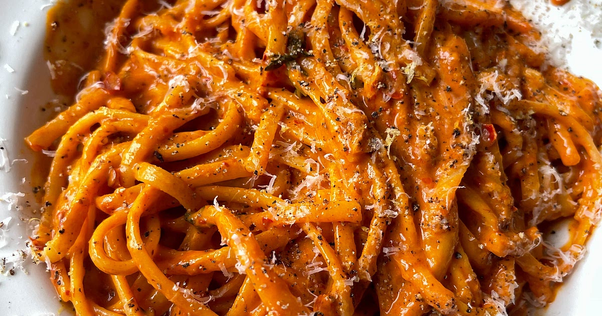 Creamy 'Nduja Linguine (Without Cream) Recipe | Samsung Food App