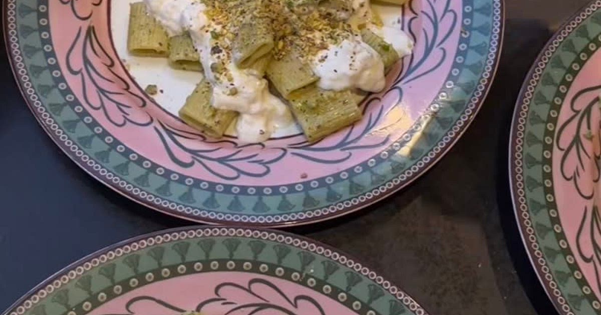 Pistachio Pasta with Stracciatella Recipe | Samsung Food App