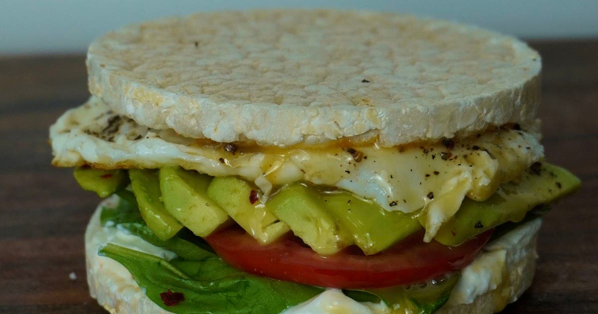 Rice cracker avocado sandwich Recipe | Samsung Food App