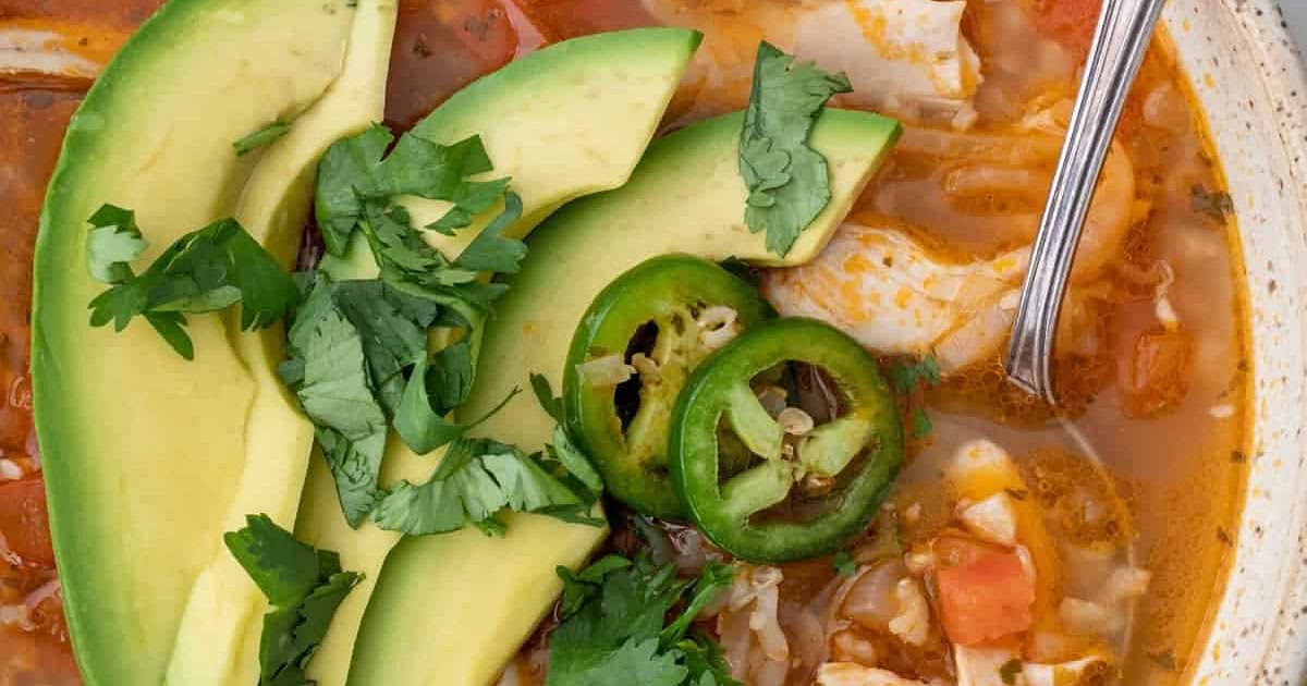 Mexican Chicken Rice Soup Recipe | Samsung Food App