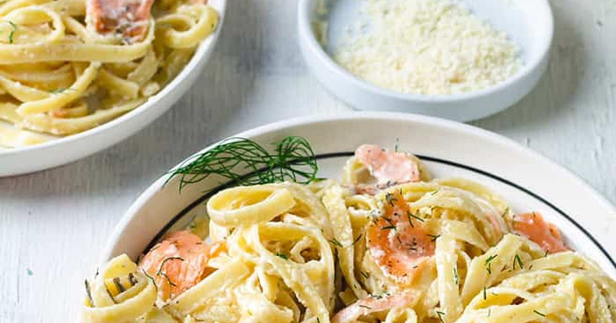 D'licious Salmon Fettuccini Alfredo Recipe | Samsung Food App