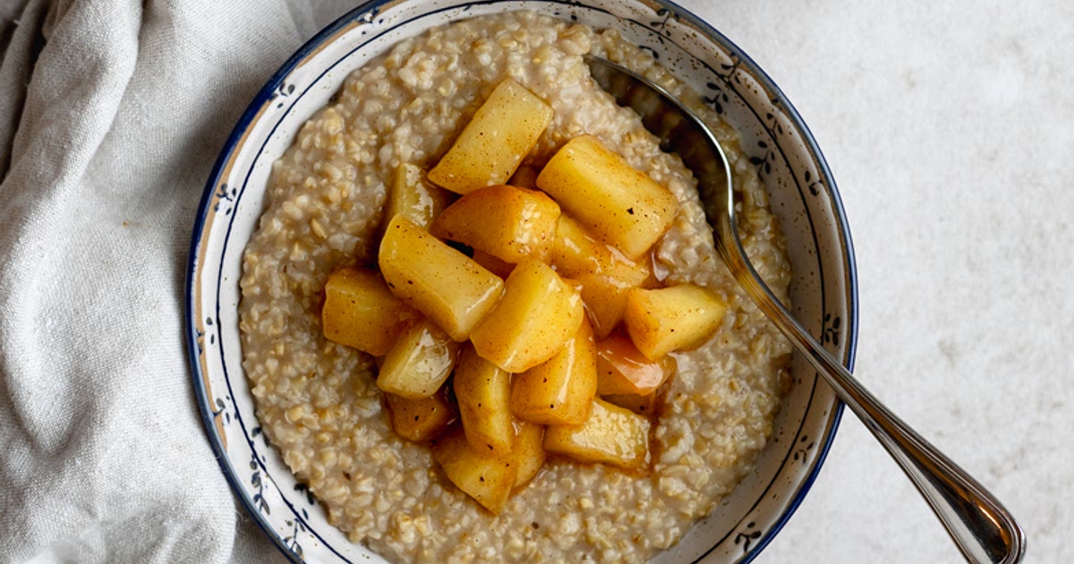 Stovetop Apple Cinnamon Steel Cut Oats Recipe | Samsung Food App