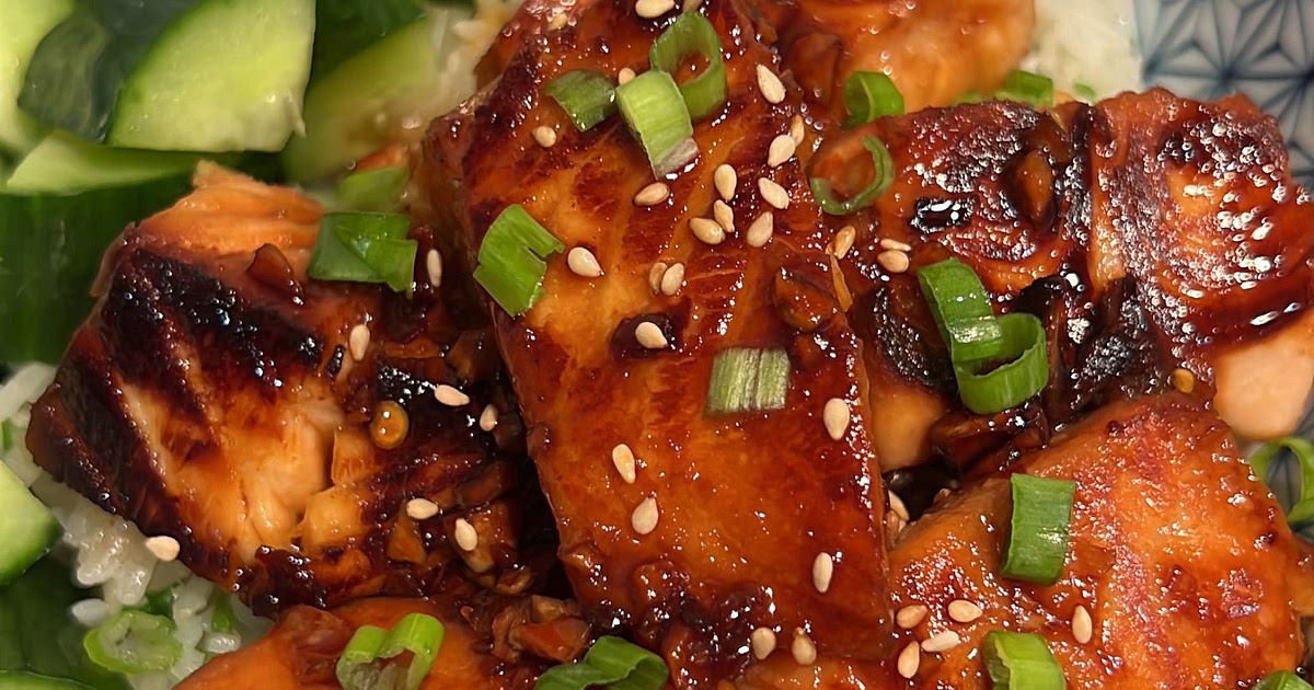 Soy Garlic Salmon with cilantro lime rice Recipe | Samsung Food App