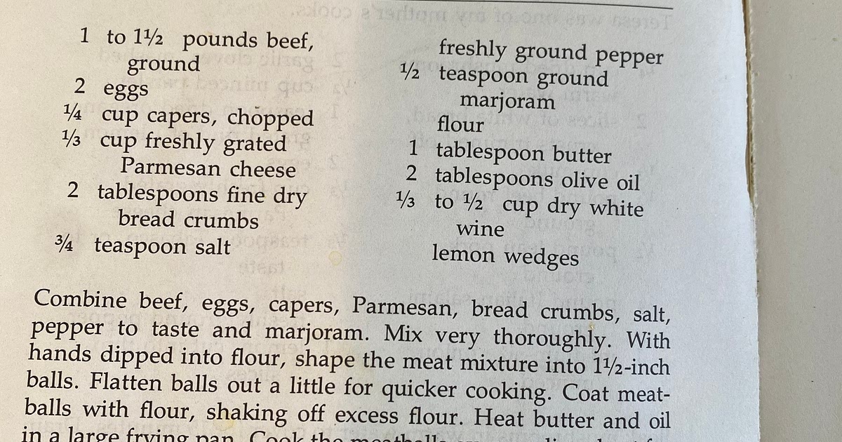 Appetizer. Beef. Piquant Meatballs with Capers Recipe | Samsung Food App