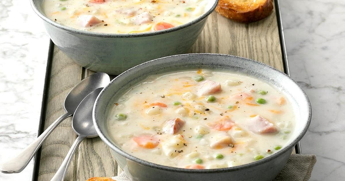 Cheddar Ham Soup Recipe | Samsung Food App