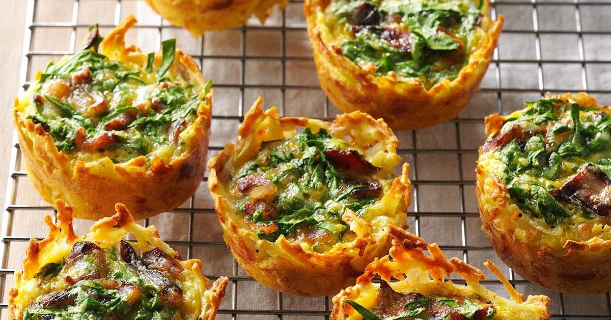 Hash Brown Quiche Cups Recipe | Samsung Food App