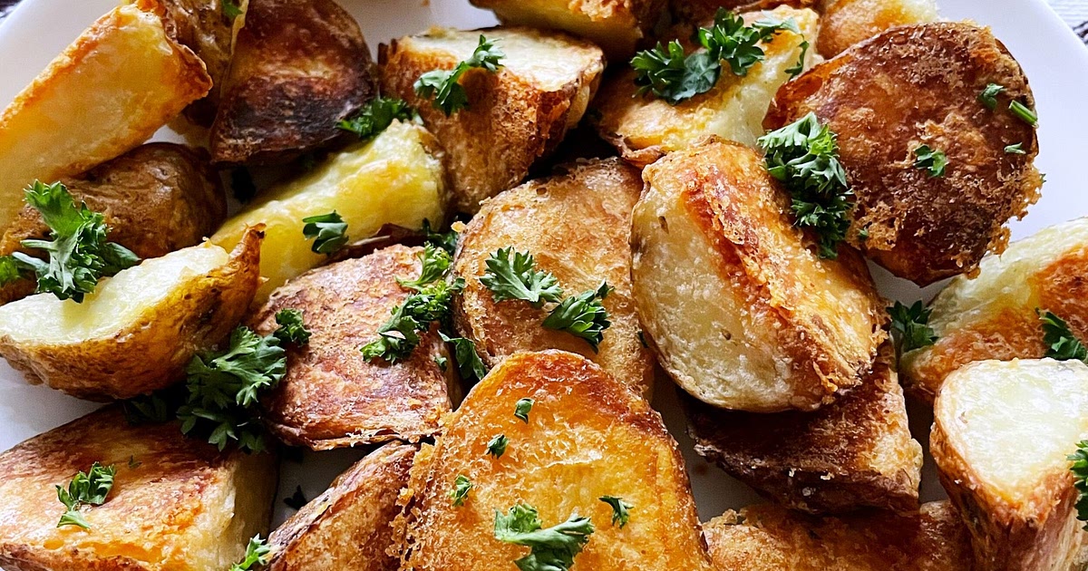 Crispy Potatoes with Lemon Dijon Chicken Recipe | Samsung Food App