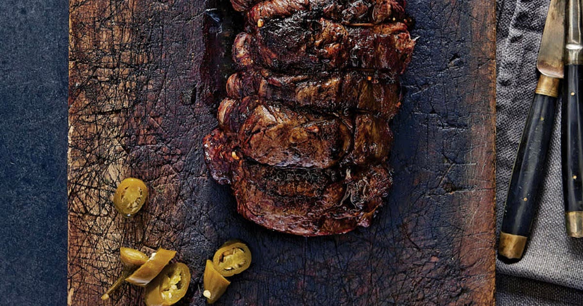 Beef Tenderloin with Pickled Jalapeño Sour Cream Recipe | Samsung Food App
