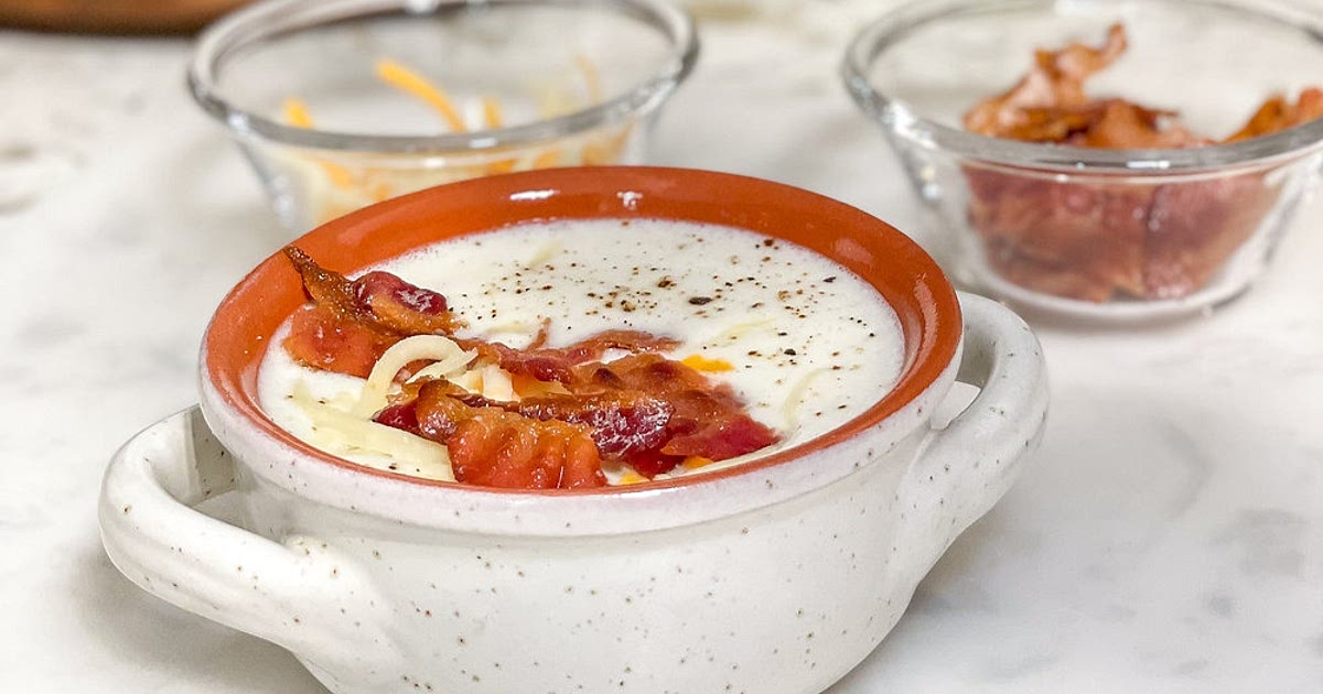 Creamy Cauliflower Soup with Boursin Cheese Recipe | Samsung Food App