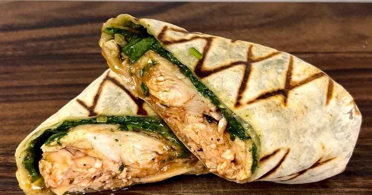 Mozzarella chicken wrap Recipe | Samsung Food App