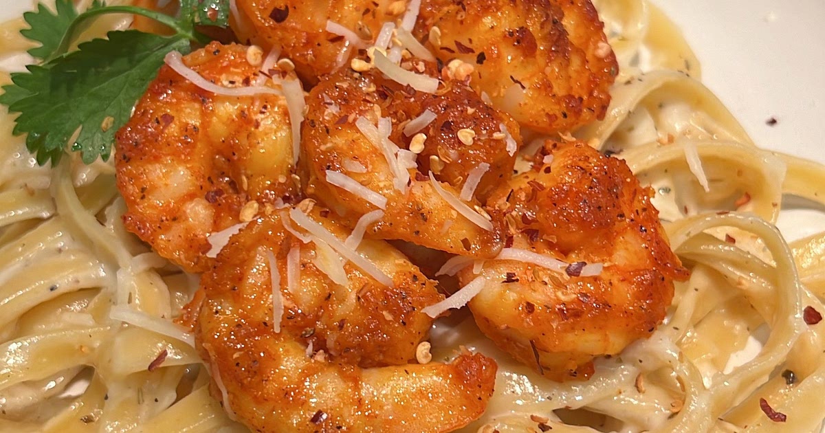 Shrimp Fettucine Alfredo Recipe | Samsung Food App