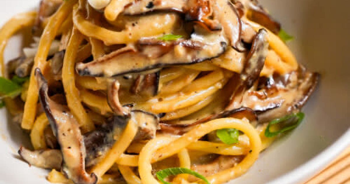 Miso Mushroom Bucatini Recipe | Samsung Food App