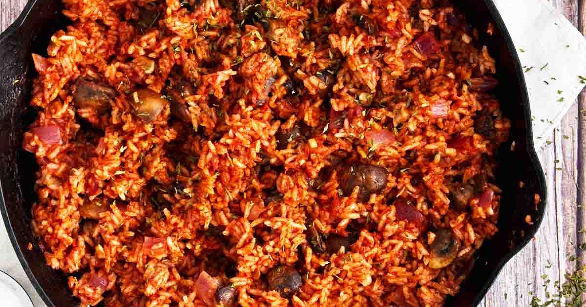 Mushroom and Rice Bake (Oven Rice Dish!) Recipe | Samsung Food App