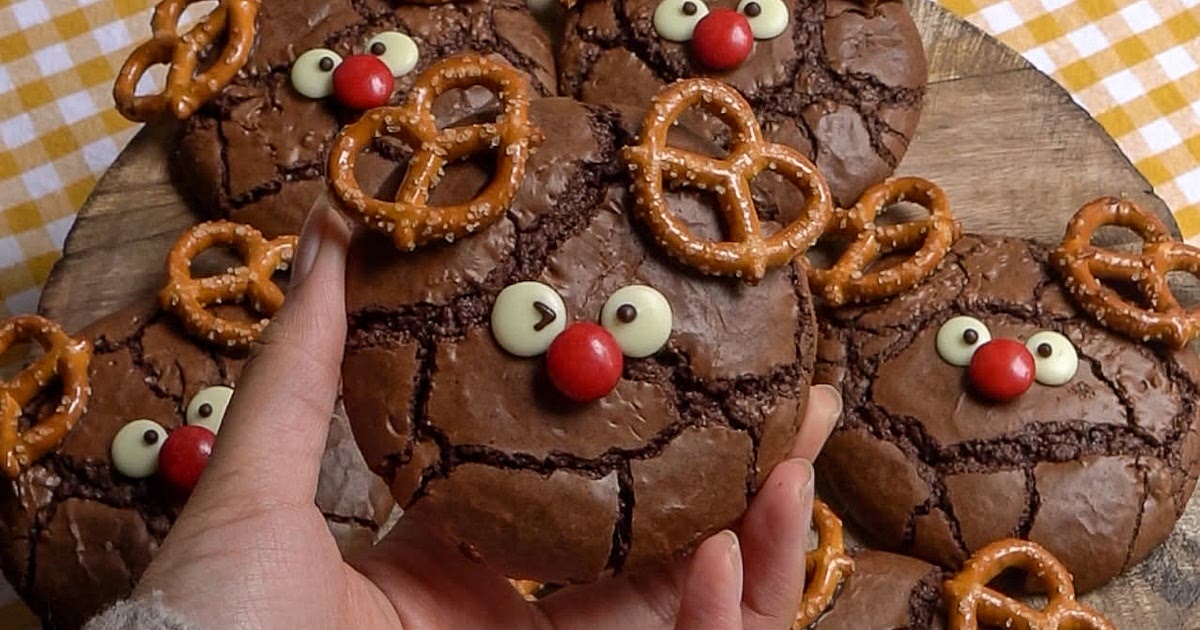Reindeer Brownie Cookies 🎄 Recipe | Samsung Food App
