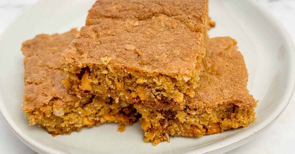 Oatmeal Scotchie Pan Cookies - Recipe | Samsung Food App