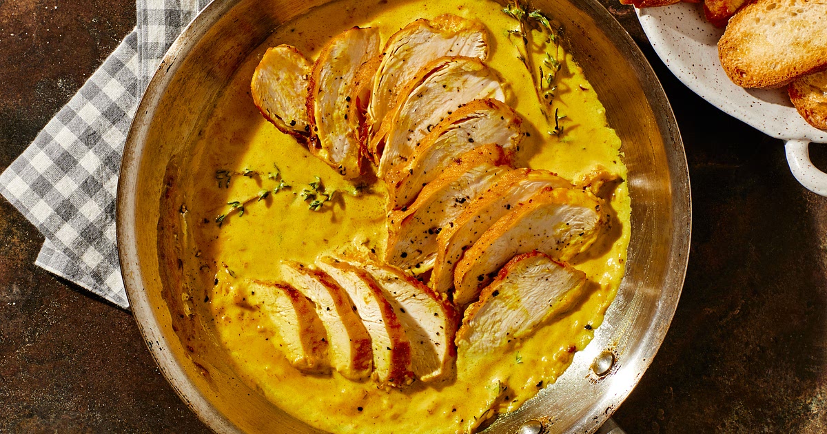 Creamy Mustard Shallot Chicken Recipe | Samsung Food App