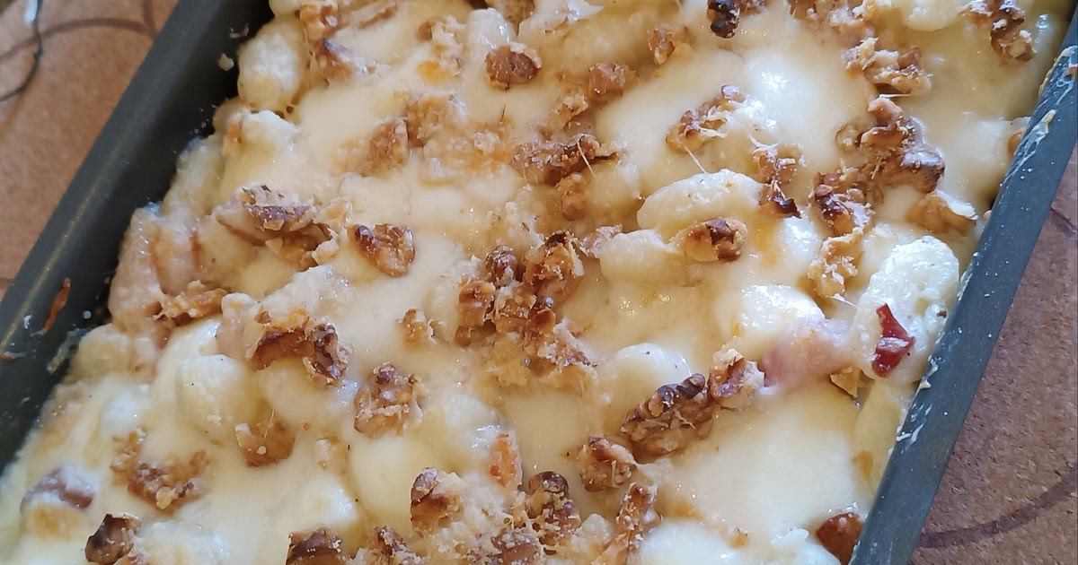 Gnocchi al forno con Gorgonzola, pancetta, noci e provola Recipe | Samsung Food App