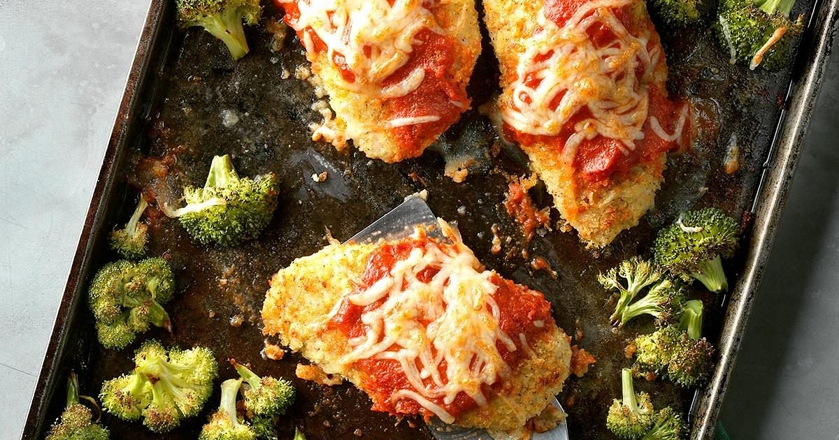 Sheet-Pan Chicken Parmesan Recipe | Samsung Food App