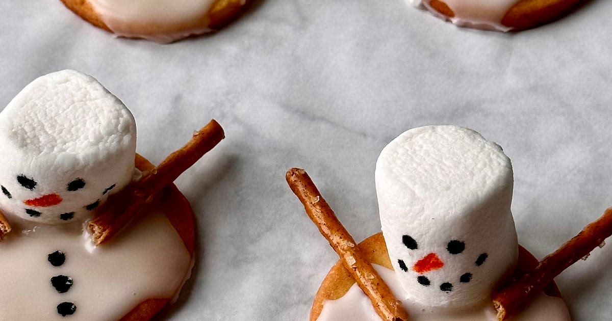 Melted Snowman Cookies Recipe | Samsung Food App