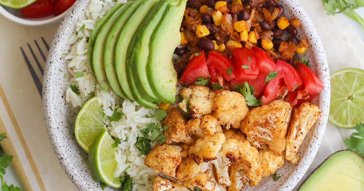 Roasted Cauliflower Burrito Bowl Recipe | Samsung Food App