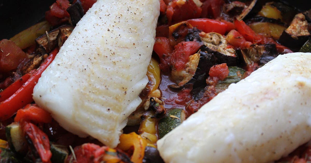 Baked Cod with Ratatouille Recipe | Samsung Food App