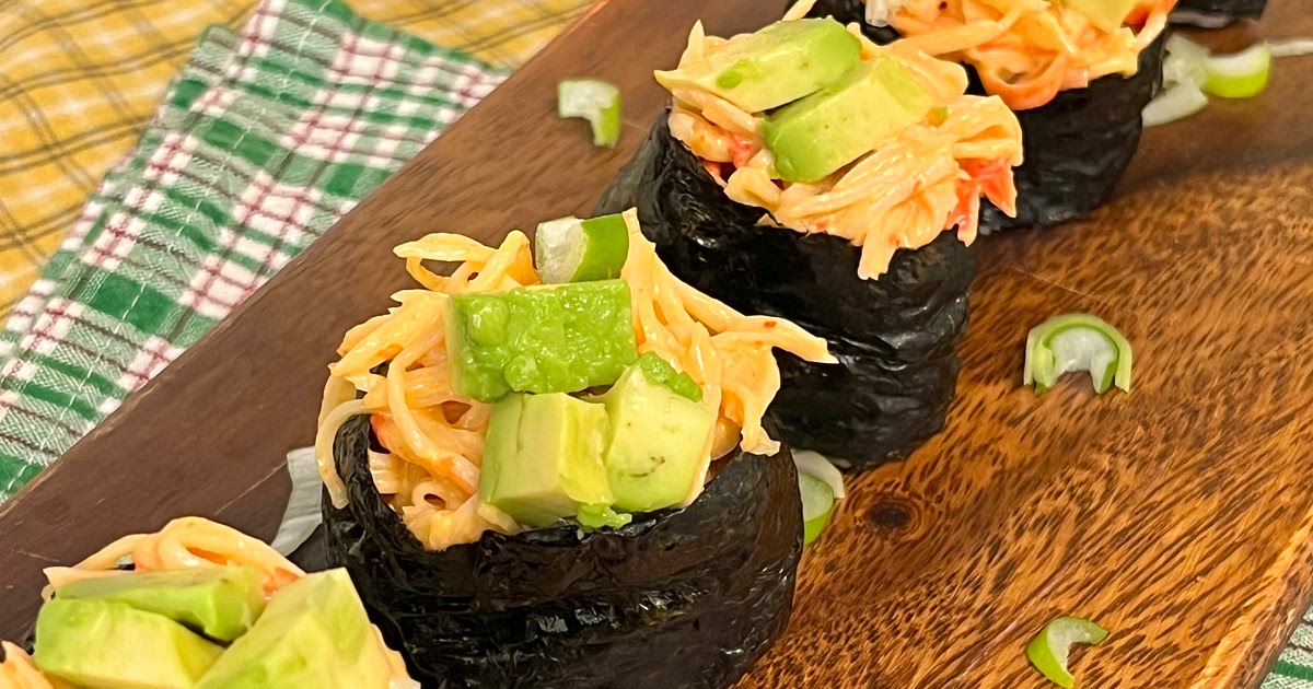 Spicy Crab Avocado Sushi Recipe | Samsung Food App