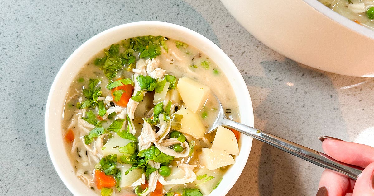 DAIRY-FREE CHICKEN POT PIE SOUP Recipe | Samsung Food App