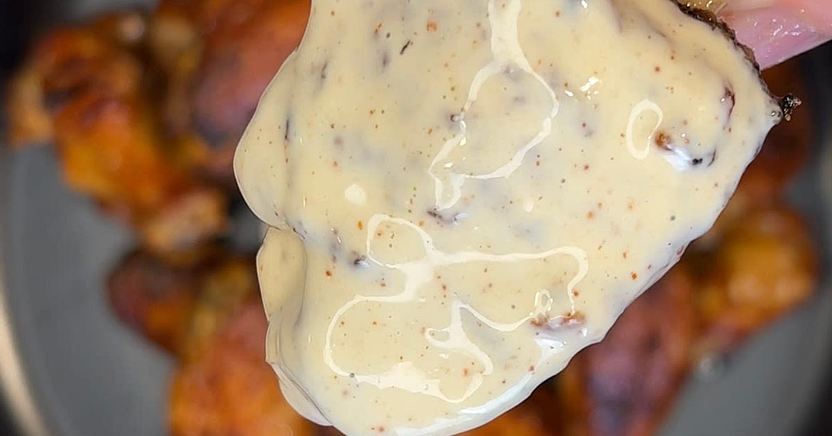 Alabama White Sauce Air Fryer Wings Recipe | Samsung Food App